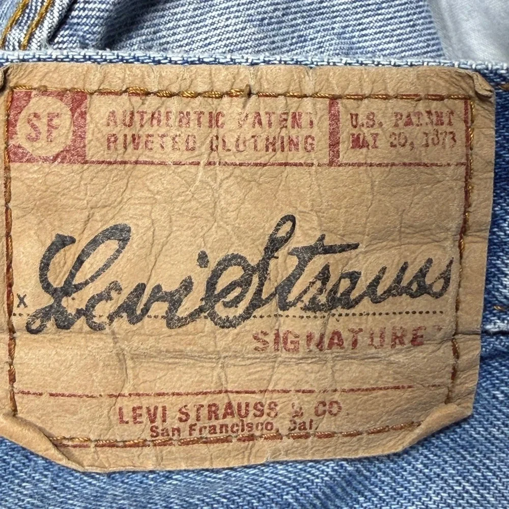 Vintage Levi Strauss Signature‎ Jeans 36x30 Blue 100% Cotton Regular Fit 2000s